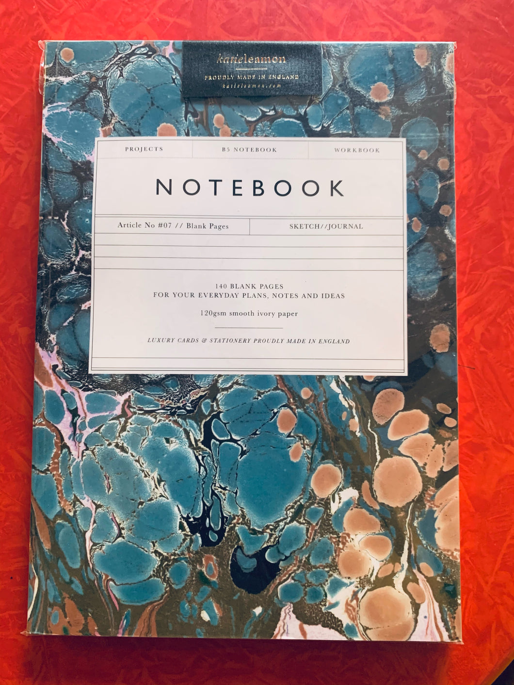 Katie Leamon Blue Marble Notebook