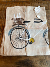 Load image into Gallery viewer, Danica Studios Bicicleta Linen Dishtowel
